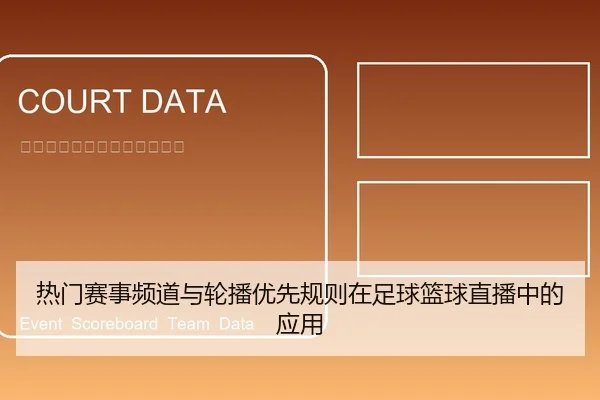 热门赛事频道与轮播优先规则在足球篮球直播中的应用